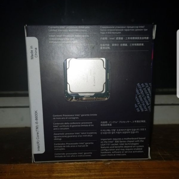 Intel i5-8600k Unlocked Core Processor 8th Gen - Picture 3 of 8
